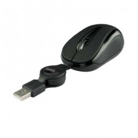 MOUSE EASY LINE OPTICO ALAMBRICO NEGRO