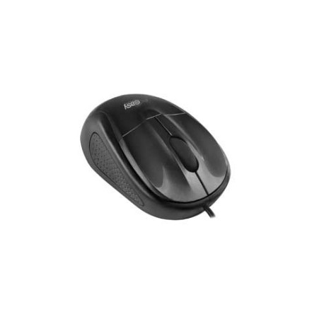 MOUSE EASY LINE OPTICO ALAMBRICO NEGRO