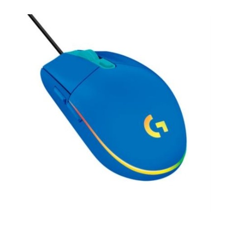 Mouse Logitech G203 LIGHTSYNC Gaming 8000 dpi 6 Botones Color Azul