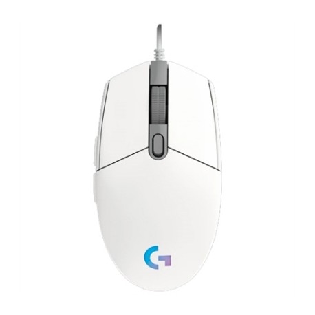 Mouse Logitech G203 Lightsync Gaming 8000 dpi RGB Color Blanco