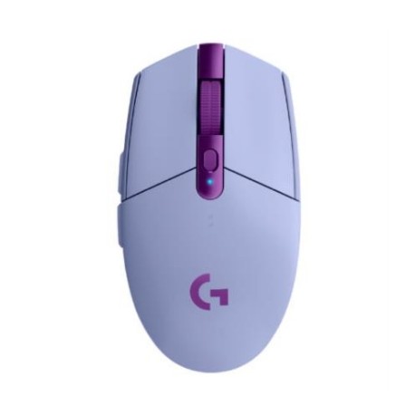 Mouse Logitech G305 LIGHTSPEED Gaming Inalámbrico Sensor Hero 6 Botones Color Lila