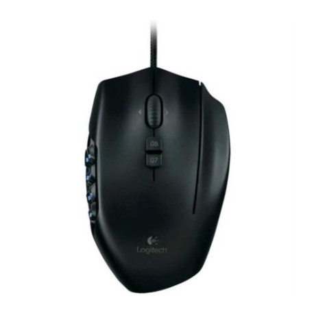 Mouse Logitech G600 Gaming MMO Alámbrico 8200 dpi Color Negro