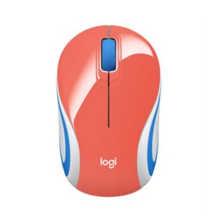 Mouse Logitech M187 Mini Inalámbrico 1000 dpi Color Coral