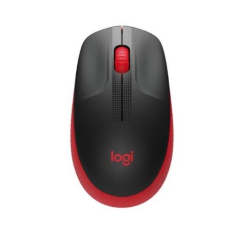 Mouse Logitech M190 Full Size Inalámbrico 1000 dpi USB Color Rojo