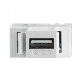 Jack Intellinet Keystone Puerto USB de Carga 5V/1A Color Blanco