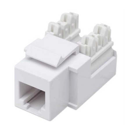 Jack Intellinet RJ11/RJ12 de Impacto Color Blanco