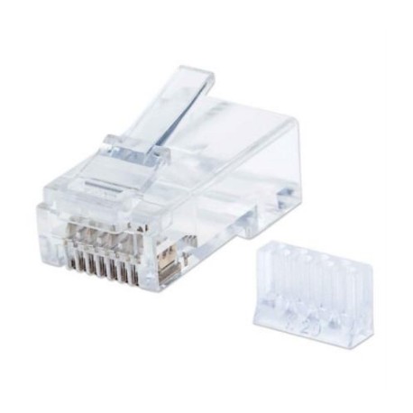 Plug Intellinet RJ45 Cat6 UTP Multifilar 50 Micras Pro Bote C/90 Pzas