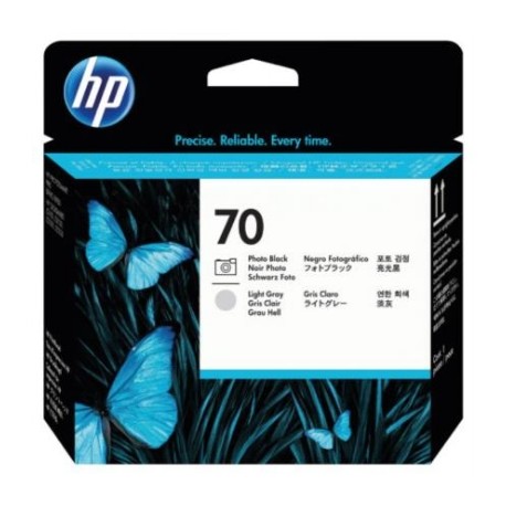 Cabezal HP LF de Impresión 70 LT Photo Color Negro-Gris