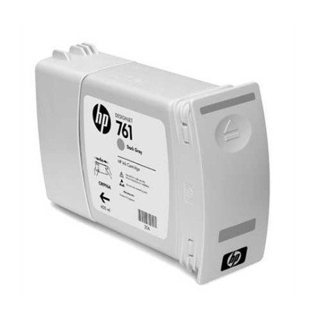 TINTA HP LF 761 GRIS OSCURO T7100 DESIGNJET 400ML