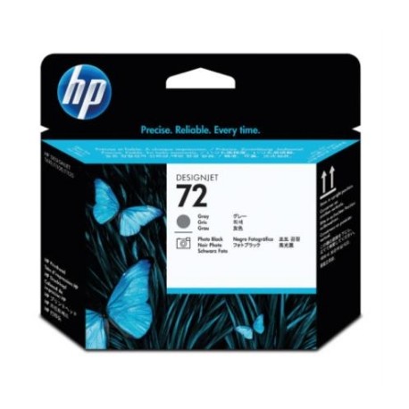 Cabezal HP LF de Impresión 72 Color Gris-Negro Fotográfico
