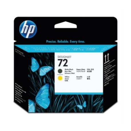 Cabezal HP LF de Impresión 72 Color Negro Mate-Amarillo