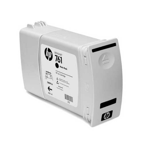 TINTA HP LF 761 NEGRO MATE T7100 DESIGNJET 400ML