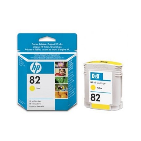TINTA HP LF AMARILLO 82 DESIGNJET 500 800 SERIES