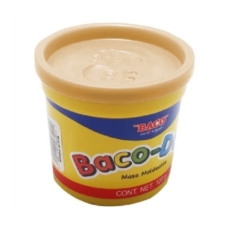 PLASTILINA MOLDEABLE BACO-DOH 120GR PIEL