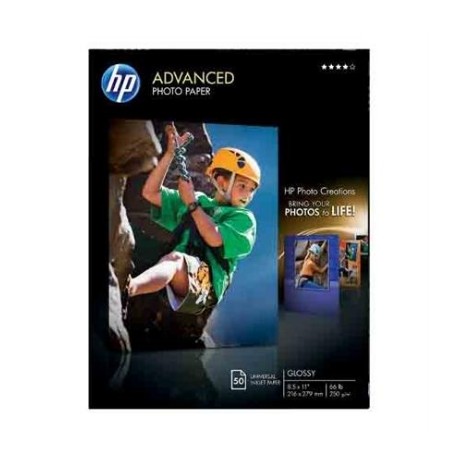 PAPEL HP FOTOGRAFICO SATINADO AVANZADO CARTA 50 HOJAS