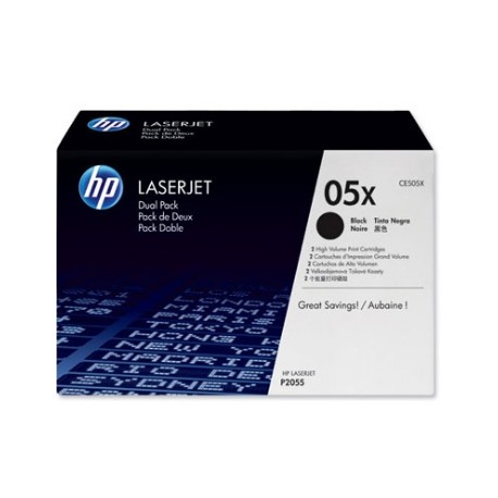 TONER HP 2055DN NEGRO XL DUAL PACK ALTO RENDIMIENTO