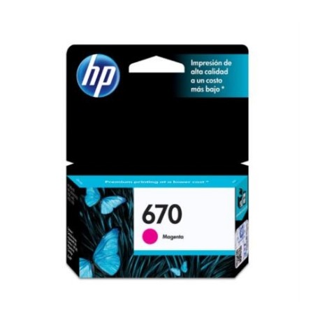 TINTA HP 670 MAGENTA