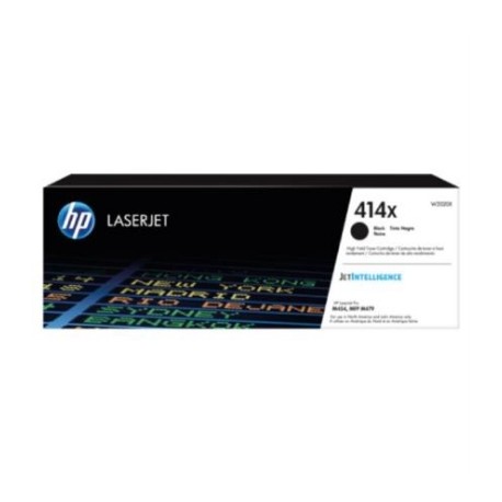 Toner HP 414X Negro Original LaserJet Alto Rendimiento