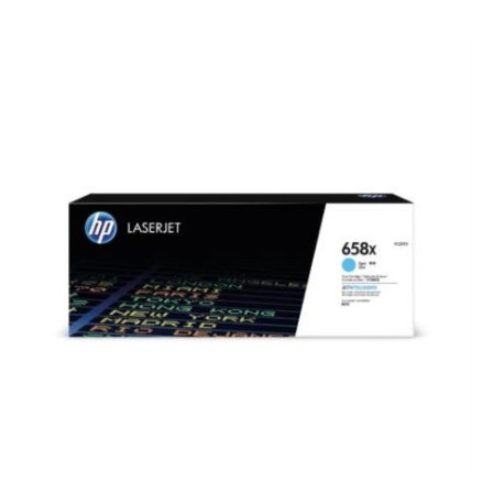 Toner HP 658X Cian Original LaserJet Alto Rendimiento