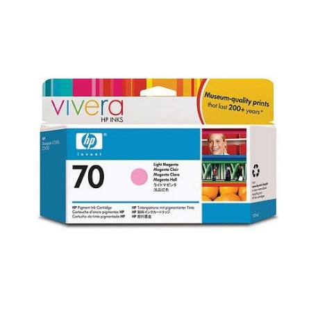 TINTA HP LF 70 MAGENTA CLARO DESIGNJET Z2100 Z3100 130ML