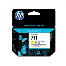 TINTA HP LF 711 AMARILLO 3PACK DESIGNJET