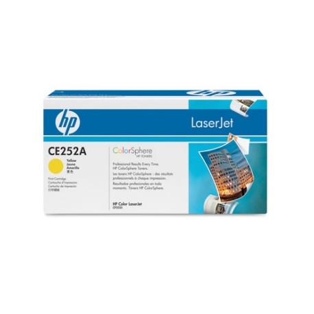 TONER HP CP3525 CM3530 MFP AMARILLO