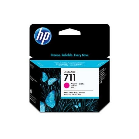 TINTA HP LF 711 MAGENTA 3PACK DESIGNJET