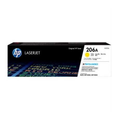 Toner HP LaserJet 206A Original Color Amarillo.