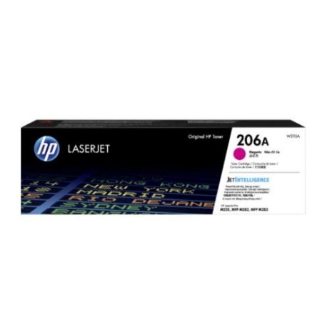 Toner HP LaserJet 206A Original Color Magenta.