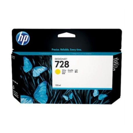 TINTA HP LF 728 DESIGNJET AMARILLO 130ML