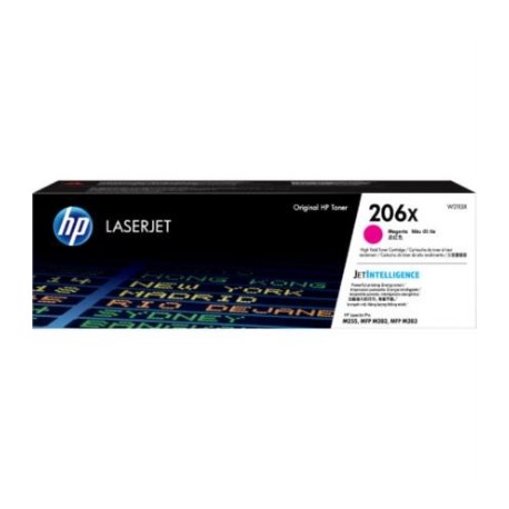 Toner HP LaserJet 206X Original Color Magenta.