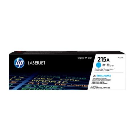 Toner HP LaserJet 215A Original Color Cian.