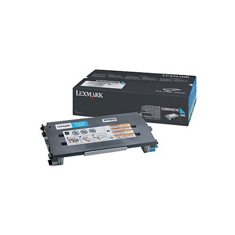 CARTUCHO TONER LEXMARK ALTA CAPACIDAD C500 CYAN