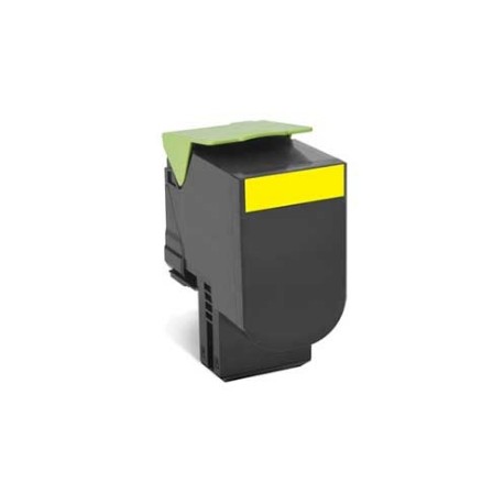 Toner Lexmark 80C8HY0 Amarillo Alto Rendimiento Programa Retorno