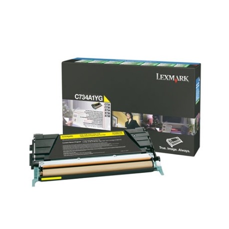 TONER LEXMARK AMARILLO 6K RETURN PROG