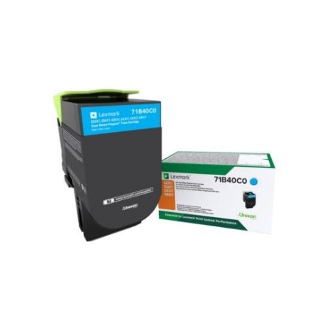 TONER LEXMARK CYAN ALTO RENDIMIENTO CS317/CX317/CS417/CX417