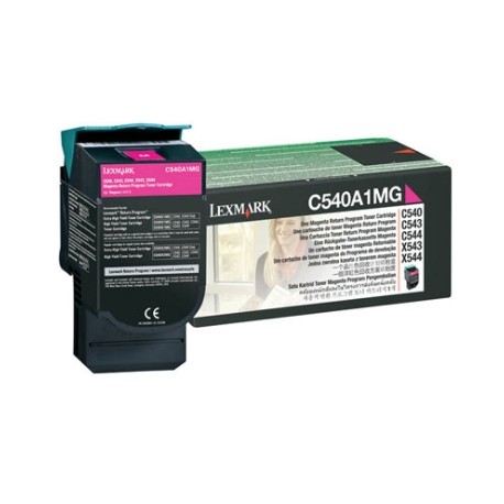 TONER LEXMARK MAGENTA RETURN C540/43/44 X543/544