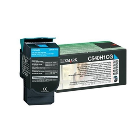 TONER LEXMARK RETURN C540/C543/C544 CYAN ALTO RENDI