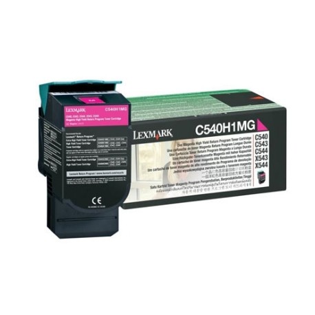 TONER LEXMARK RETURN C540/C543/C544 MAGENTA ALTO RE