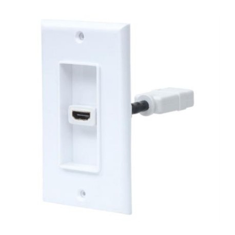 Cople Intellinet HDMI con Faceplate 1 Puerto Color Blanco