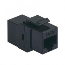 Cople Intellinet Keystone RJ45 Cat6 UTP Color Negro