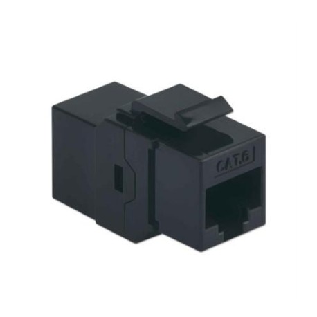 Cople Intellinet Keystone RJ45 Cat6 UTP Color Negro