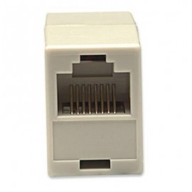 Cople Intellinet RJ45 Cat 5e Modular Hembra-Hembra Color Beige