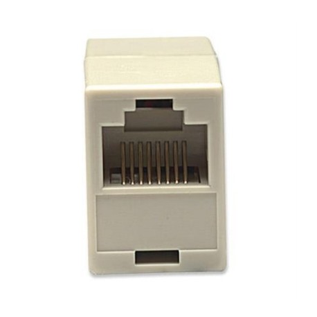 Cople Intellinet RJ45 Cat 5e Modular Hembra-Hembra Color Beige