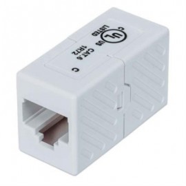 Cople Intellinet RJ45 Cat6 Modular UTP 8P8C H-H Color Blanco