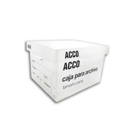 CAJA PLASTICA ACCO CARTA