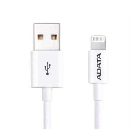 Cable Adata Lightning USB-A 2.0 1m Color Blanco