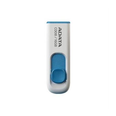 MEMORIA USB ADATA AC008 16GB RETAIL WHITE+BLUE