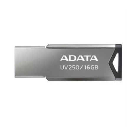 Memoria USB Adata UV250 Metálica 16 GB V2.0 Color Negro-Plata