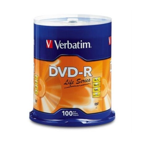 DVD-R Verbatim 4.7GB/120min 16X C/100